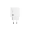 Iekštelpu maiņstrāvas ātrās uzlādes lādētājs NATEC RIBERA 12V 20W USB-C PD 3.0 + USB-A Samsung AFC balts
