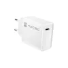 Iekštelpu USB-C ātrais lādētājs NATEC RIBERA 12V 20W Quick Charge 3.0 balts