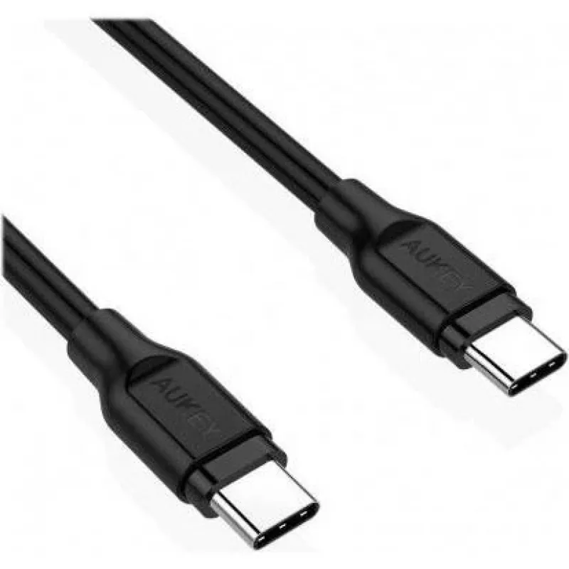 USB-C kabelis Aukey CB-CC1P 1 m, 60 W PD, USB-C uz USB-C