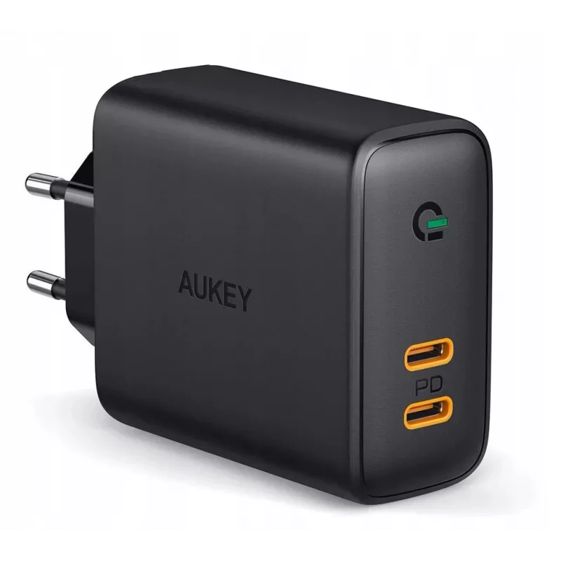 AUKEY PA-D2 mobilās ierīces lādētājs 36W Melns Iekštelpām