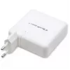Qoltec GaN lādētājs FAST 108W | 5-20V | 3-4.7A | USB C | Balts