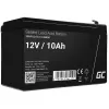 UPS akumulators zaļa Cell AGM50 12 V 10 Ah VRLA AGM, 65×151×95 mm, 2.45 kg, melns