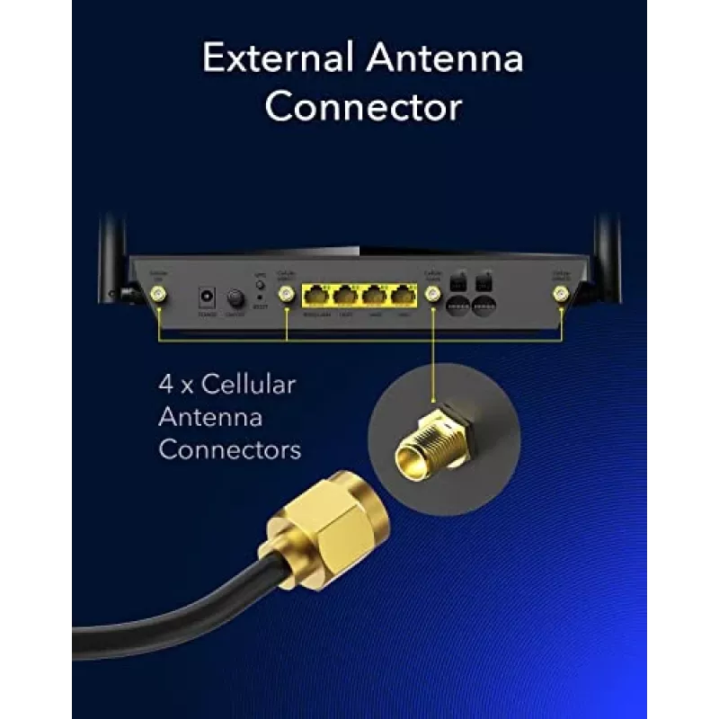 Cudy jaunais 4G LTE Cat 6 WiFi maršrutētājs, Qualcomm mikroshēmojums, LTE modema maršrutētājs, Divu SIM 4G mobilo sakaru maršrutētājs, AC1200 divu joslu WiFi, 4 Gigabitu porti, OpenVPN, W