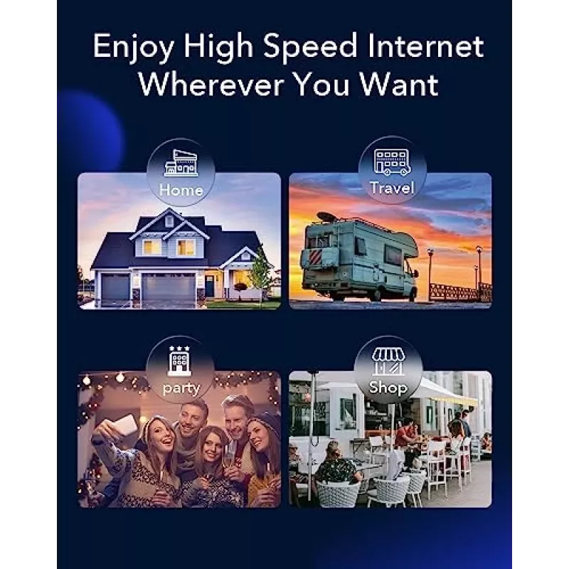 Cudy jaunais 4G LTE Cat 6 WiFi maršrutētājs, Qualcomm mikroshēmojums, LTE modema maršrutētājs, Divu SIM 4G mobilo sakaru maršrutētājs, AC1200 divu joslu WiFi, 4 Gigabitu porti, OpenVPN, W