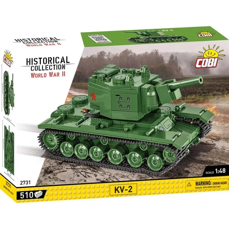 Būvkomplekts Cobi KV-2 Otrais pasaules karš 510 gab.
