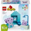 LEGO DUPLO Vannas laika komplekts 10413 — peldēšanās tematikas rotaļu komplekts mazuļiem, 15 gab., ieteicamais vecums 1,5+