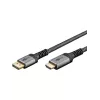 Goobay 65270 Video kabeļa adapteris 3 m DisplayPort HDMI Pelēks (65270)