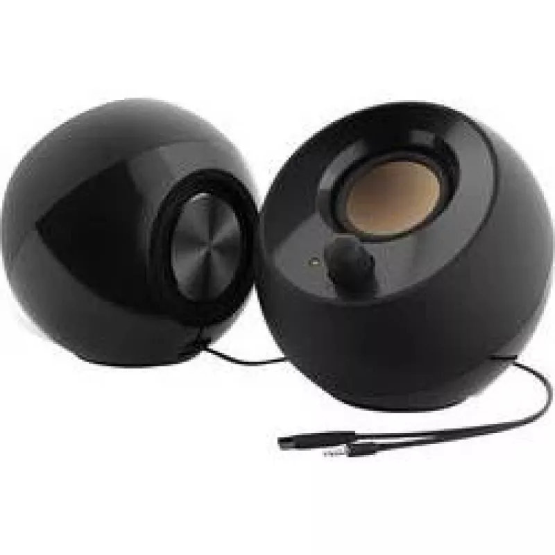 Creative Pebble 2.0 galda stereo skaļruņi, melni