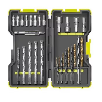 Ryobi RAK30MIX Drill bit set 30 gab.