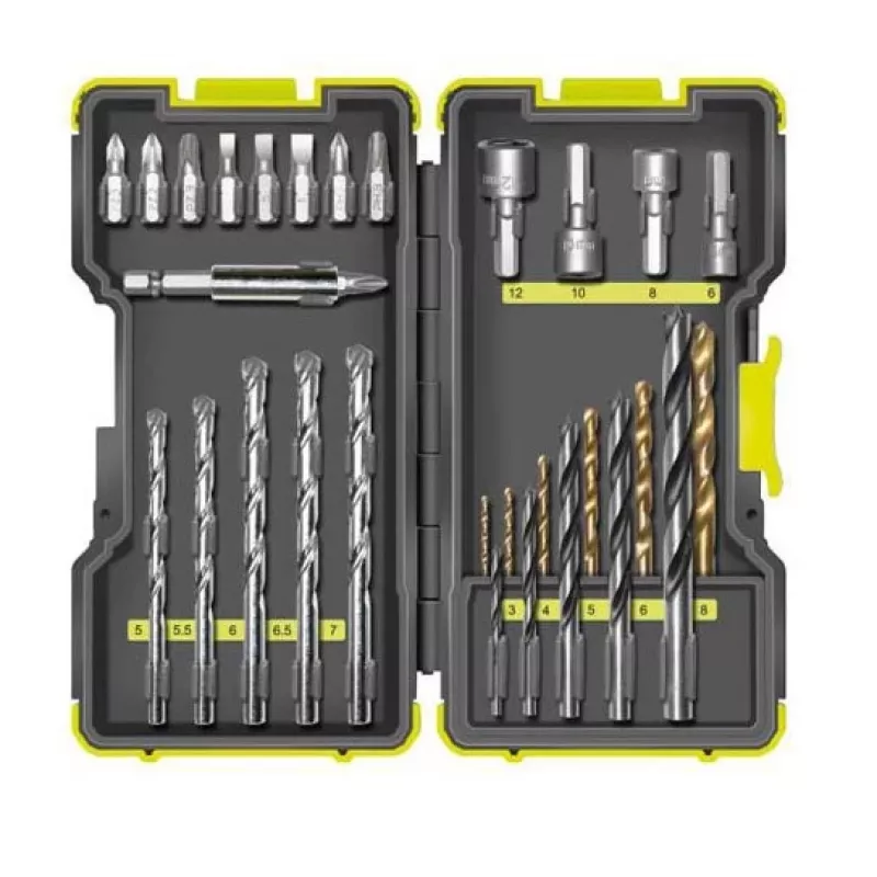 Ryobi RAK30MIX Drill bit set 30 gab.