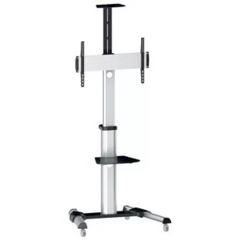 LogiLink BP0025 Multivides ratiņi/statīvs balts plakanam ekrānam