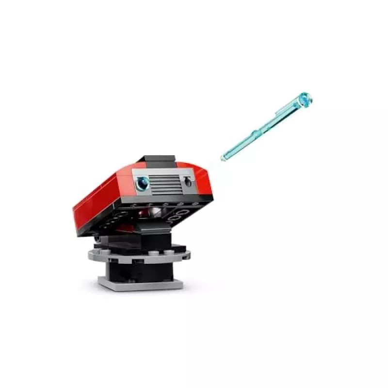 Konstrukciju rotaļlieta LEGO City Ugunsdzēsēju stacija ar grozāmo kāpņu transportlīdzekli 60414 — 843 detaļas, 5 minifigūras, 220×320×140 mm