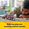 LEGO Creator 2-in-1 komplekts “Flatbed Truck with Helicopter” 31146, pārveidojams būvējums bērniem
