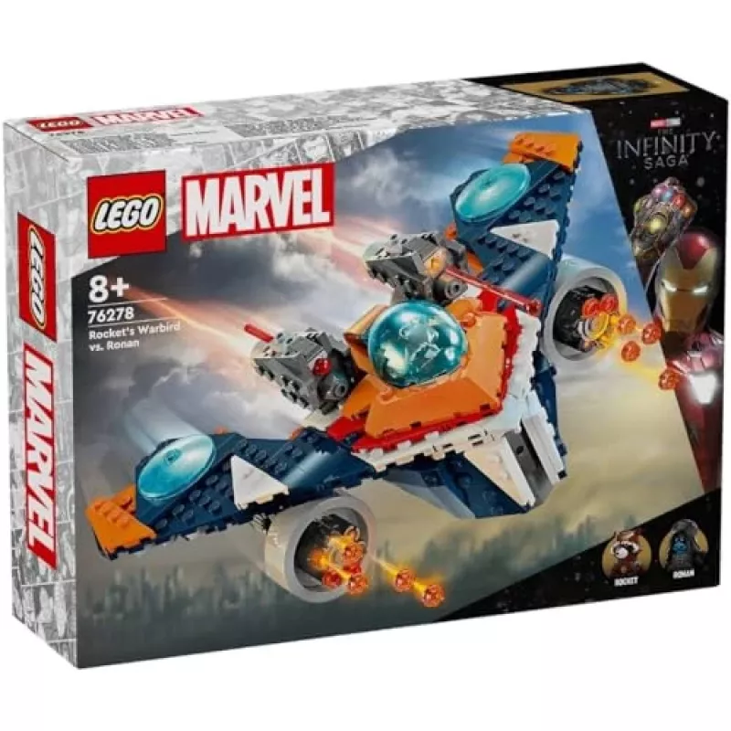 Konstruktors LEGO Marvel Super Heroes Raķešu Kosmosa Kuģis 76278 — Rocket un Ronan komplekts