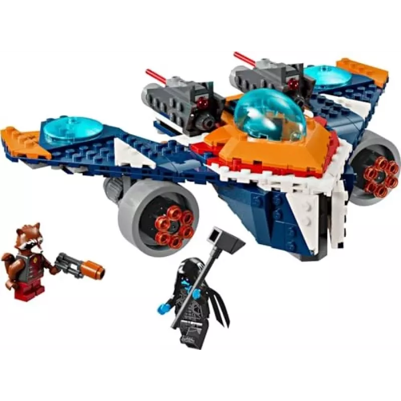 Konstruktors LEGO Marvel Super Heroes Raķešu Kosmosa Kuģis 76278 — Rocket un Ronan komplekts