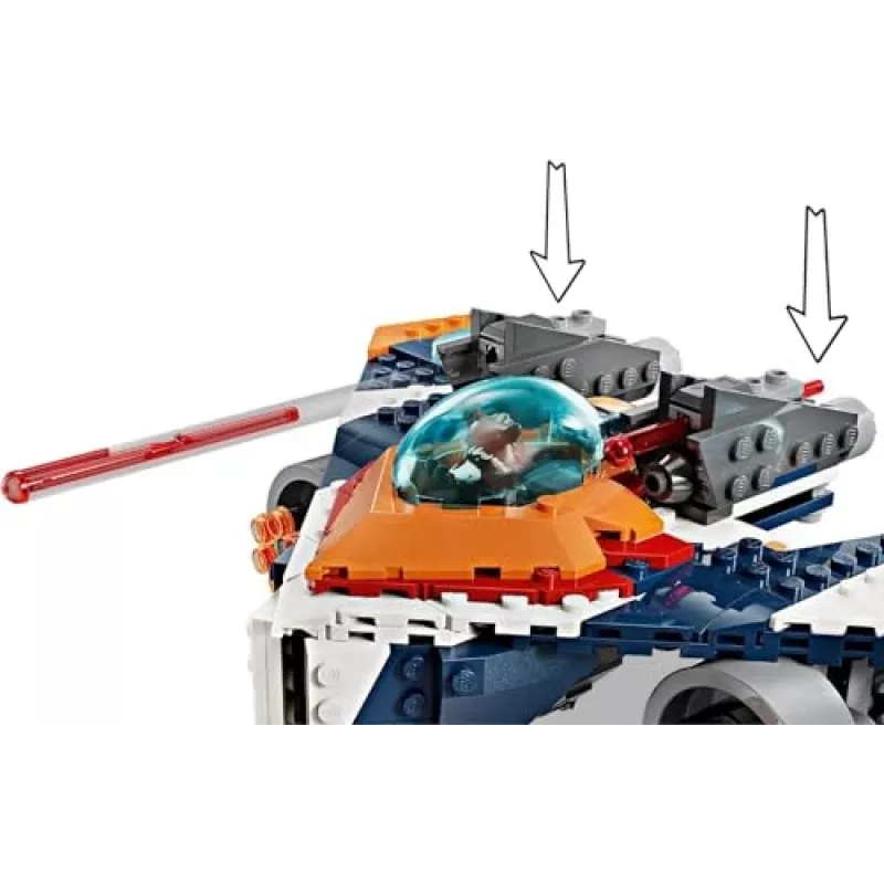 Konstruktors LEGO Marvel Super Heroes Raķešu Kosmosa Kuģis 76278 — Rocket un Ronan komplekts