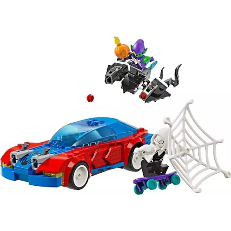 Lego Marvel 76279 Spider-Man Race Car & Venom Green Goblin Būvējams komplekts