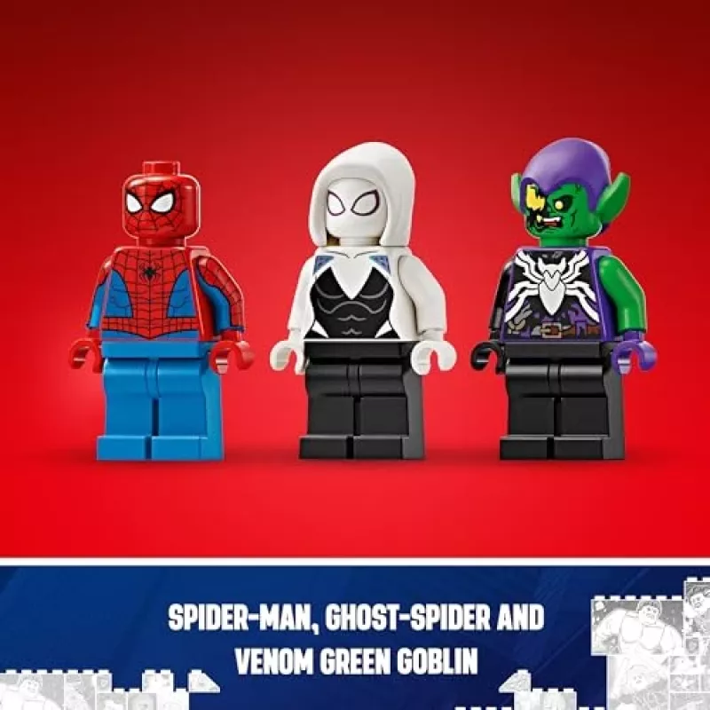 Lego Marvel 76279 Spider-Man Race Car & Venom Green Goblin Būvējams komplekts