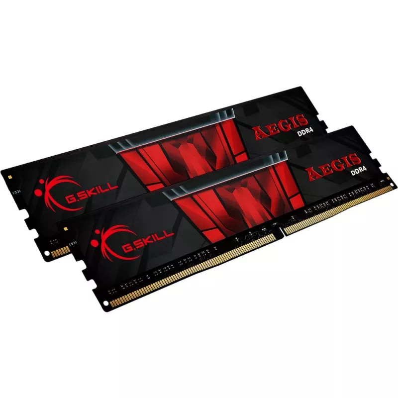 Galddatora atmiņa DIMM G.SKILL DDR4 16GB (2x8GB) 2666MHz PC21300, 288 kontaktu, CL19, XMP 2.0, bez buferizācijas, dzesētājs