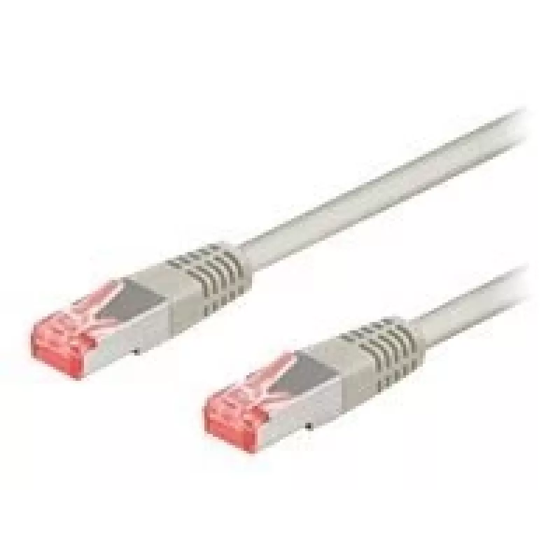 Wentronic Goobay CAT 6 komutācijas kabelis, S/FTP (PiMF), pelēks, 10 m - LSZH bezhalogēna, varš (50891)