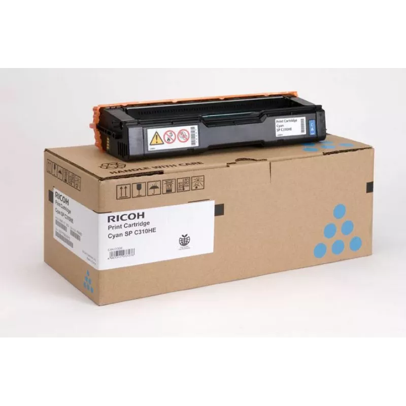 Ricoh SP C310HE tonera kasetne 1 gab. oriģināla ciāna