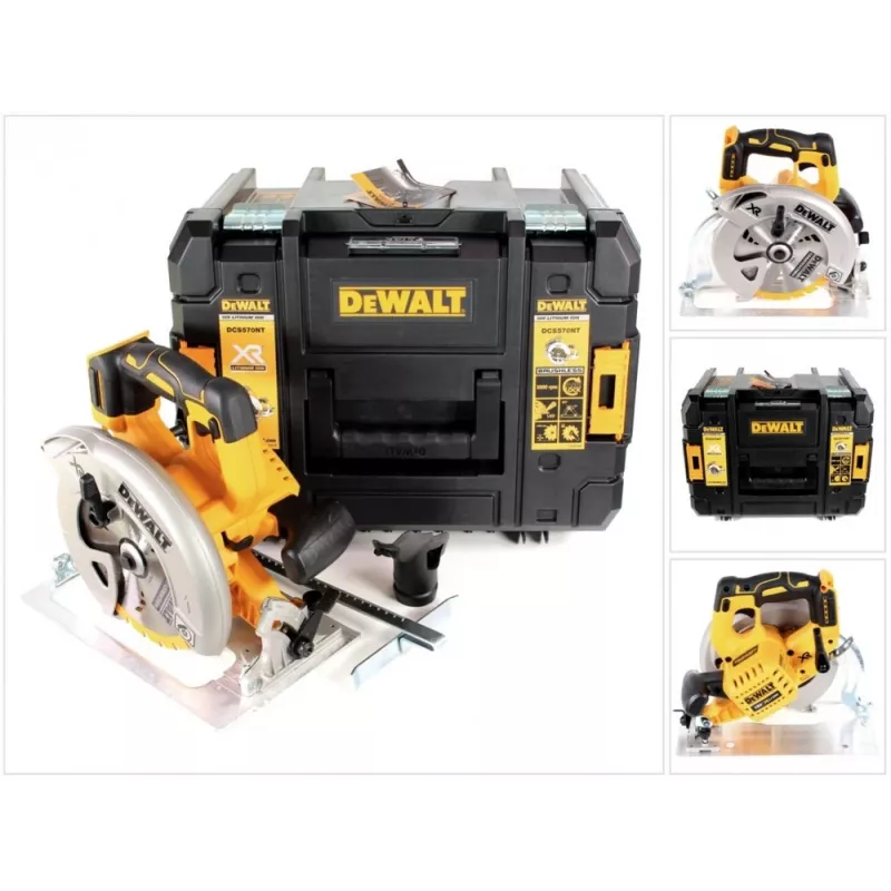 DeWALT DCS570NT-XJ pārnēsājamais ripzāģis 18,4 cm Melns, Dzeltens 5500 RPM
