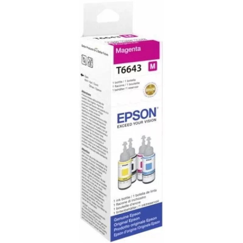 tintes kasetne Epson T6643 70ml fuksīna
