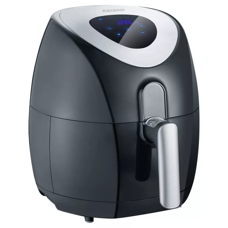 Severin 2430 Viena 3.2 L Brīvstāvošs 1500 W Karstā gaisa fritieris Melns, Nerūsējošais tērauds