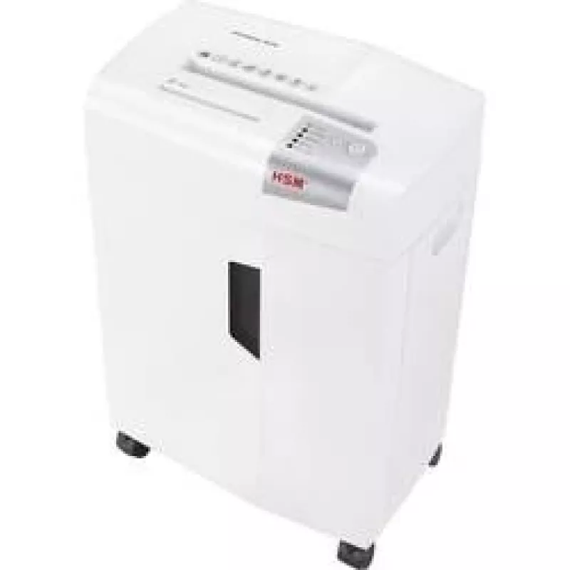 Papīra smalcinātājs HSM X15, daļiņu griezums P-4, 23 cm darba platums, 16 lapu ietilpība, 26 L tvertne, sudraba