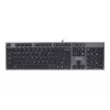 A4Tech KV-300H tastatūra USB QWERTY Melna, Pelēka