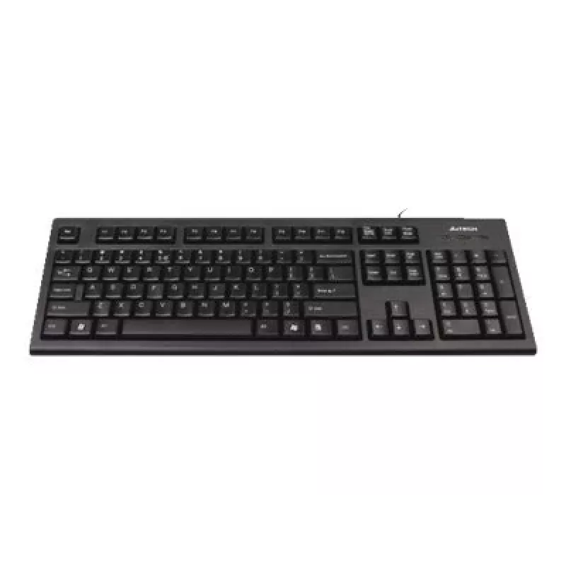 A4Tech KR-85 tastatūra USB QWERTY US English Melna