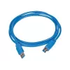 Gembird - USB kabelis - USB Typee a (M) Zu USB Typee B (M) - USB 3.0 - 1.8 M - Moulded - Zils