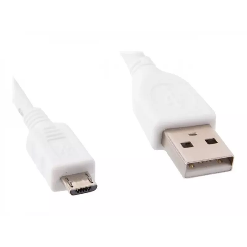 Gembird Cablexpert - USB kabelis - Micro-USB B tips (M) uz USB (M) - 1 M - Formēts - Balts (CCP-MUSB2-AMBM-W-1M)