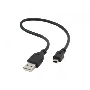 Gembird USB 2.0 A–Mini-USB M kabelis 0,3 m pelēks