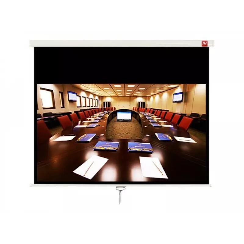 AVTek Cinema 240 - Ekrāns - Piestiprināms pie griestiem, piestiprināms pie sienas - 272 cm (107 collas) - 16:9 - Matēts balts