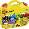 LEGO 10713 Classic Creative Suitcase rotaļlietu glabāšanas kaste ar jautrām krāsainām būvēšanas klucīšiem, dāvana 4+ gadus veciem bērniem, zēniem un meitenēm