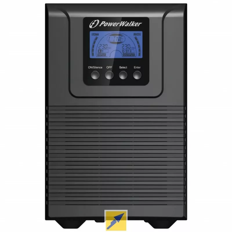 PowerWalker VFI 1000 TG Double-conversion (Online) 1 kVA 900 W 4 AC izejas