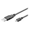 Wentronic 93918 mobilā tālruņa kabelis, melns