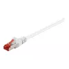 Wentronic Goobay - tīkla kabelis - RJ-45 (V) uz RJ-45 (V) - 2,0m - SFTP, PiMF - CAT 6 - formēts - balts (95501)