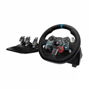LOGITECH G29 Driving Force Racing stūre PlayStation5 un PlayStation4 - MELNA - USB - PLUGCG - WWi-9006 - STŪRE