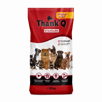 THANK'Q Standard Ham - sauso suņu barība - 20kg