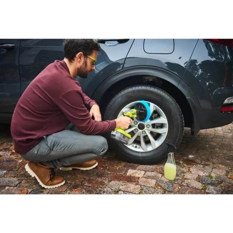 Ryobi ONE+ 18V bezvadu rotējošais tīrīšanas suku aparāts R18CPS-0 (tikai instruments)