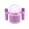 AKAI JoyBox Kids Karaoke komplekts ar Bluetooth, USB, MicroSD, AUX, FM radio, RGB gaismām, balss pārveidotāju, vadu mikrofonu, uzlādējamu 1200mAh akumulatoru, 5W RMS