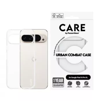 PanzerGlass CARE Flagship Case Urban Combat vāciņš Google Pixel 10 Pro XL, caurspīdīgs