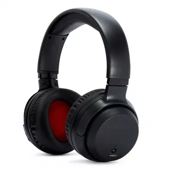 AIWA WHF-930D Bezvadu austiņas ar aktīvo trokšņu slāpēšanu, Bluetooth 5.0, 40 mm draiveri, līdz 28 h akumulators, USB-C, salokāmas, melnas