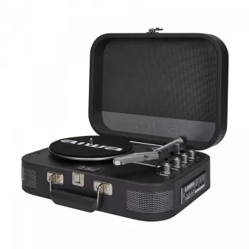 AIWA VPX-1951/TN Belt Drive atskaņotājs ar Bluetooth 5.0, USB ierakstīšanu, iebūvētiem skaļruņiem, 33/45/78 RPM