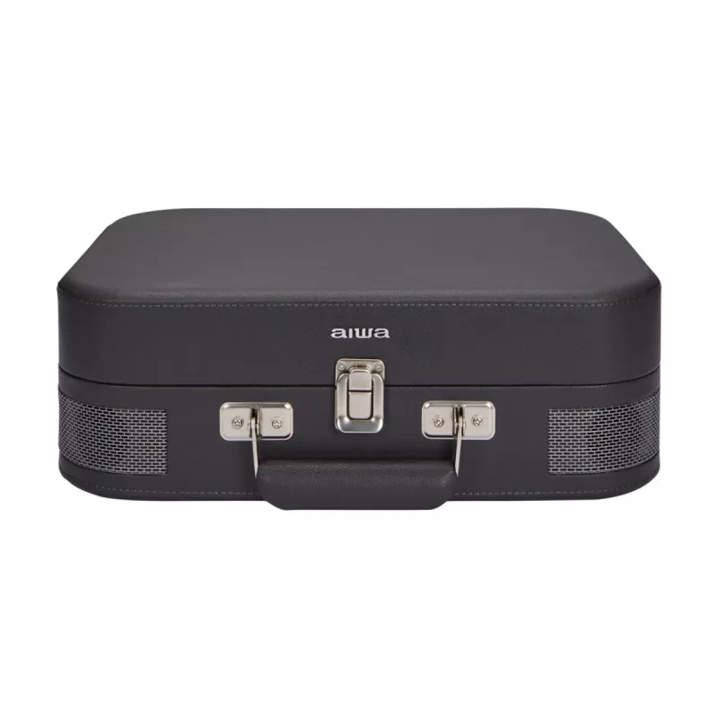 AIWA VPX-1951/TN Belt Drive atskaņotājs ar Bluetooth 5.0, USB ierakstīšanu, iebūvētiem skaļruņiem, 33/45/78 RPM