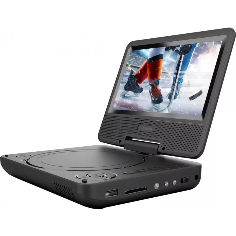 SENCOR SPV 2075 7 inch portatīvais DVD atskaņotājs ar USB/SD, 7 inch LCD displejs