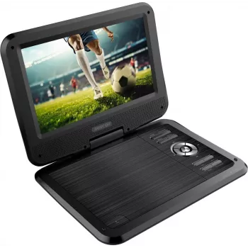 SENCOR SPV 2105 10.1 inch portatīvais DVD atskaņotājs ar USB/SD, grozāmu ekrānu, auto adapteri