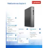 Lenovo ThinkCentre Neo 55q Tiny G6 Mini PC, AMD Ryzen 5, 16GB RAM, 512GB SSD, Windows 11 Pro, Melns
